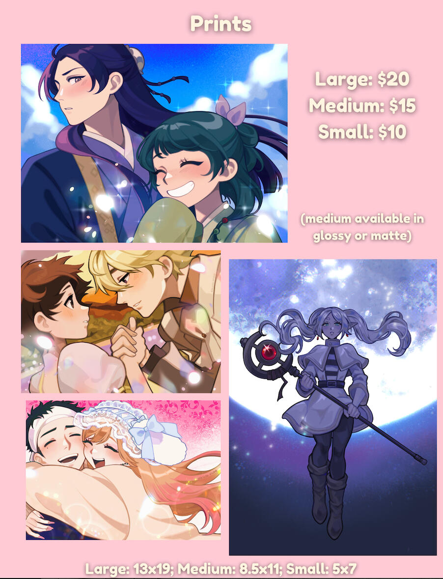 Lineless Chibi Keychains